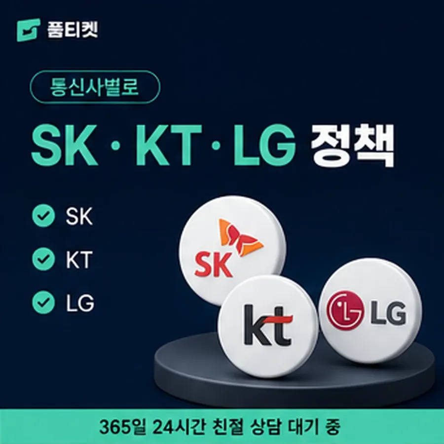 품티켓 업체 소액결제 미납 업체 고지와 안내 순서 안내 이미지